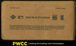2004 Upper Deck Mlb Etchings Hobby Case,  8ct Boxes,  Bat Patch 1/1? (pwcc)