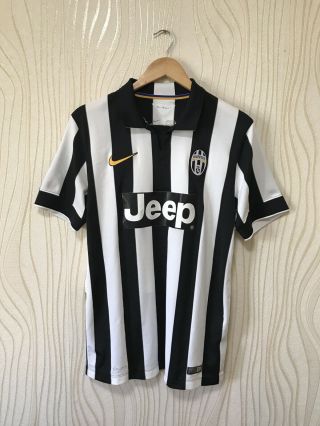 Juventus 2014 2015 Home Football Shirt Soccer Jersey Nike 611077 - 106