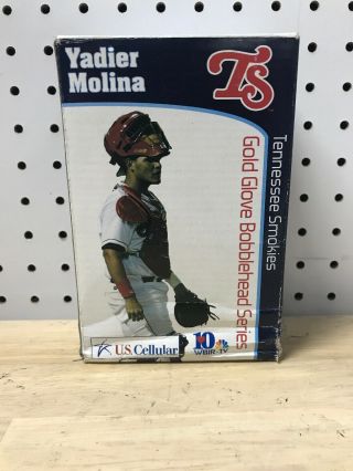 Yadier Molina Tennessee Smokies Bobblehead Sga St.  Louis Cardinals Cubs W/ Box