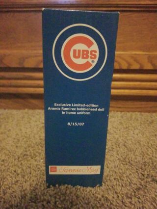 Chicago Cubs Bobbleheads Aramis Ramirez Fannie May Limited Edition