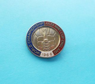 Fifa World Cup - England 1966.  (jules Rimet) Enamel Football Soccer Pin Badge