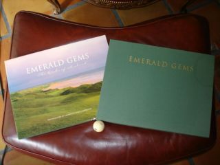 Giant Epic Signed Golf Book Emerald Gems Cased Limited Edition 7 1/2 Pounds