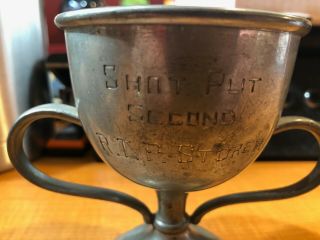 1911 Harvard Athletic Association Consolation Games 4 inch Trophy - Shot Put 3