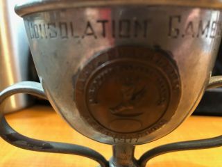 1911 Harvard Athletic Association Consolation Games 4 inch Trophy - Shot Put 4