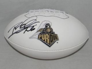 Rod Woodson Signed Autographed Purdue Boilermakers White Logo Football Jsa