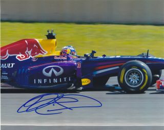 Daniel Ricciardo Signed Autographed F1 Red Bull Racing 8x10 Photo Proof 3