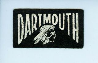 1940s - 1950 Dartmouth American Nut Chocolate College Football Mini Pennant