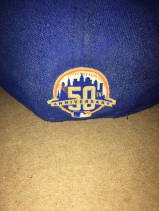 2012 Lucas Duda Game Worn Team Issued NY Mets Hat Cap MLB Hologram 7 5/8 2