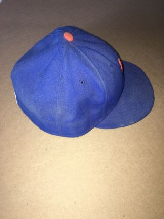 2012 Lucas Duda Game Worn Team Issued NY Mets Hat Cap MLB Hologram 7 5/8 5