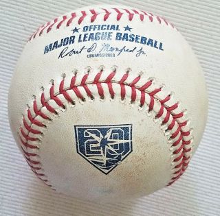 2018 Tampa Bay Rays 20th Anniversary Logo Baseball Game 4/13/18 Vs Phillies