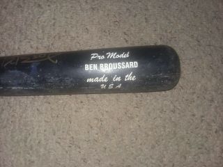 Ben Broussard Game Baseball Bat Cleveland Indians 3