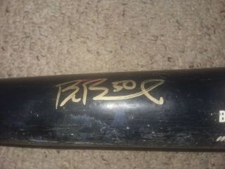Ben Broussard Game Baseball Bat Cleveland Indians 4