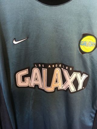 LA Los Angeles Galaxy Nike Vintage L/S Goalie Soccer Jersey MLS Size XL 3