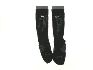 Tevis Bartlett Washington Huskies Game Worn Signed Black & Gray Nike Vapor Socks