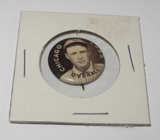 1910 - 12 Sweet Caporal Baseball Pin Coin Button Orval Overall Chicago Cubs