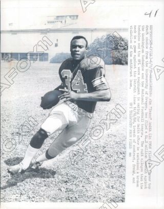 1970 Washington Redskins Football Player Jim Yazoo Smith Press Photo