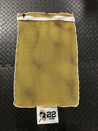 Darius Jackson Green Bay Packers Player Game / Worn Laundry Bag 22