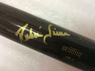Ruben Sierra Signed Game Louisville Slugger Baseball Bat Indians Rangers 2