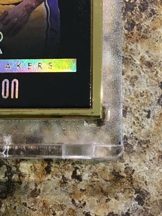 2017 - 18 Panini Noir Magic Johnson Gold Metal Frame Feature Length ’d 9/25 2