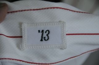 Phillies Yunieski Betancourt Team Issued 2013 Game Jersey Size 46 Mlb Authentic