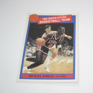 Rare Michael Jordan 1984 Usa Olympic Xrc Rookie Card 2