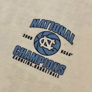 Unc Chapel Hill Tar Heels 2005 Ncaa Basketball National Champions T Shirt Large