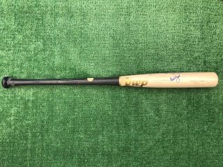 Kansas City Royals Ned Yost Autographed Game Baseball Bat
