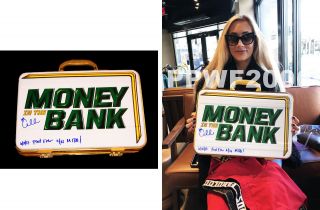 Wwe Carmella Money In The Bank Hand Signed Autographed Briefcase With Proof