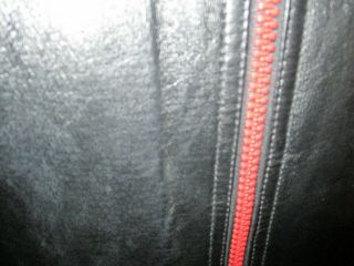 PRO PLAYER Kansas City Chiefs Leather Jacket XXL 2 Extra Large Black Red WHITE 7