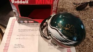 Reggie White Autographed Philadelphia Eagles Mini Helmet W/