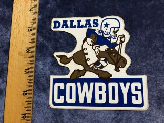 1964 Dallas Cowboys Nfl Football League Games Window Decal By Superior Vinyl - Cal