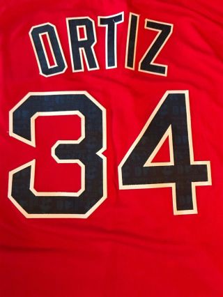 Boston Red Sox David Ortiz 2016 Spring Training Jersey 6