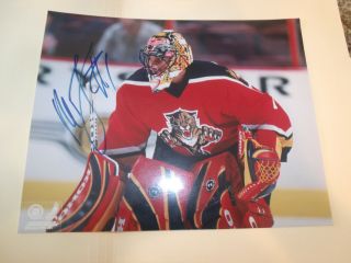 Roberto Luongo Nhl Star Hand Signed Color 8x10 Photo Florida Panthers