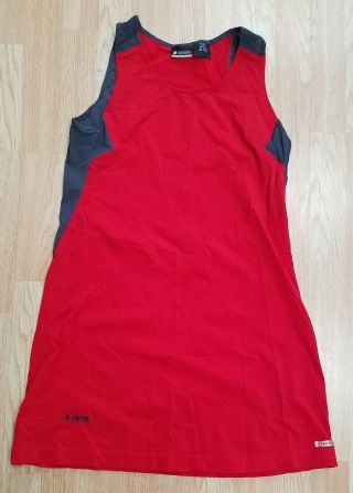 Lotto Tennis Dress Red Size Large L Wta Tour Cute
