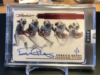 2018 Honors Derrick Henry 1/1 Flawless Auto Card Progression