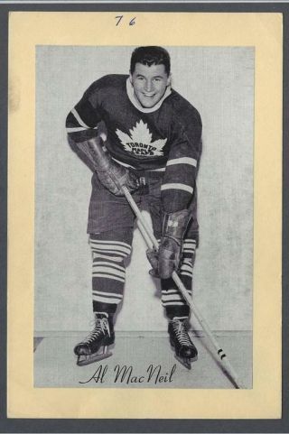 1944 - 63 Beehive Group Ii Toronto Maple Leafs Hockey Photos 424 Al Macneil