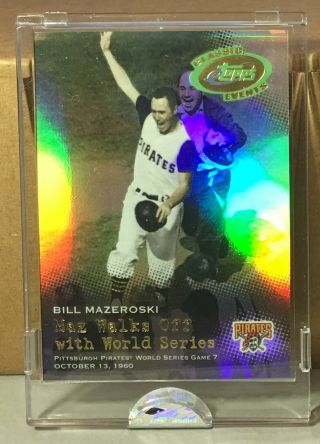 2005 Etopps In Hand Bill Mazeroski Maz Walks Off With 1960 World Series Pirates