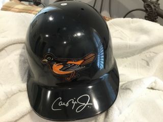 Cal Ripken,  Jr.  Autographed Abc Baseball Batting Helmet