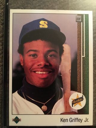 1989 Upper Deck Ken Griffey Jr Rookie Rc Seattle Mariners 1 Baseball Card