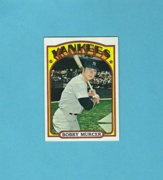 1972 Topps 699 Bobby Murcer York Yankees Baseball Card