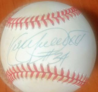 Kirby Puckett 34 Autographed Baseball