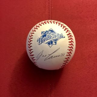 Jose Canseco Signed Auto Rawlings 1989 World Series Baseball Oakland A 