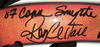 Ron Hextall Autographed Full Size Goalie Mask Inscribed 87 Conn Smythe JSA 2