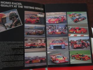 Porsche 962 {MOMO} Motor Racing media kit 1989 IMSA 7