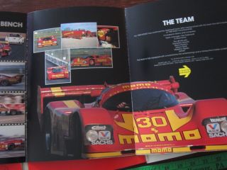 Porsche 962 {MOMO} Motor Racing media kit 1989 IMSA 8