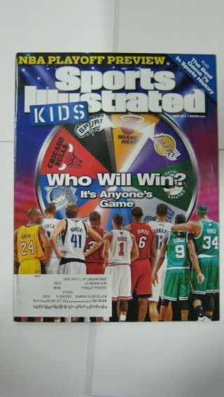 May 2011 Kobe Bryant Paul Pierce Lebron James,  Sports Illustrated For Kids