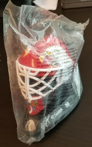 1996 Mcdonalds Mini Goalie Mask Ed Belfour Chicago Bagged