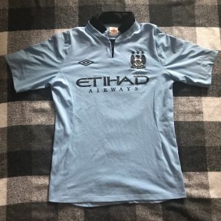 Manchester City Home Football Shirt 2012 - 2013 Umbro Size 40
