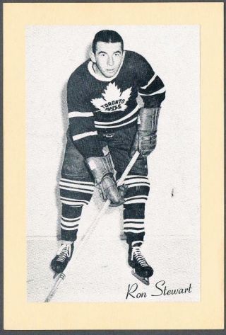 1944 - 63 Beehive Hockey Premium Photo Group 2 Toronto Maple Leafs Ron Stewart