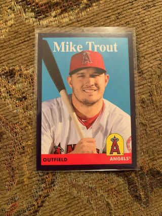 2019 Topps Archives Mike Trout Purple Parallel/175
